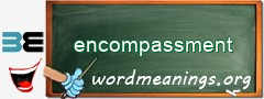 WordMeaning blackboard for encompassment